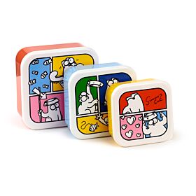 Lot de 3 boîtes Repas Simon's Cat 2024 M/L/XL