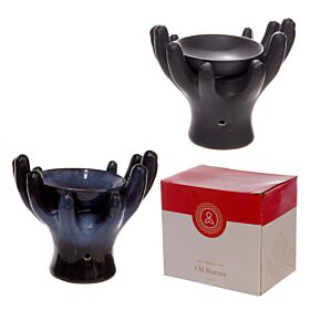 Brûle Parfum Céramique Mains Ouvertes