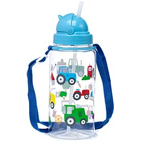 Gourde Enfant 450ml en Plastique Renforcée - Petits Tracteurs Gourde Enfant 450ml en Plastique Renforcée - Petits Tracteurs