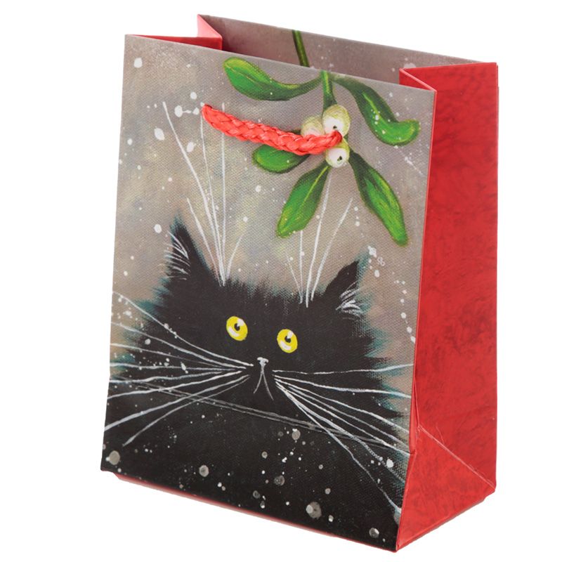 Sac Cadeau Noel De Kim Haskins Chat Petit Sac Cadeau Noel De Kim Haskins Chat Petit