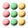 Lot de 9 Petites Boules de Bain Amande douce - Butterfly Meadows 