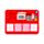 Lot de Marque-pages Magnétiques Cerises - Cherry
