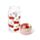 Gourde Enfant 350ml en Plastique Renforcé avec Couvercle et Charmes - Foodiemals Cherry Cerises
