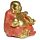 Figurine Mini Bouddha Chinois Porte-bonheur Pailleté 8cm