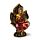 Figurine Boudha Thaïlandais Rouge & Doré - Lotus