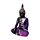 Figurine Boudha Thai Meditation Violet & Noir 