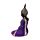 Figurine Boudha Thai Meditation Violet & Noir 