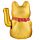 Maneki Neko Chat porte bonheur, yeux ouvert 17cm