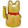 Maneki Neko Chat porte bonheur, Eyes Open 21cm