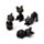 Figurine Chat dans sa boîte - Lucky le Chat Noir