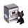 Figurine Chat dans sa boîte - Lucky le Chat Noir