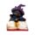 Chat Sorcier Noir Lisant Livre de Sorts