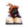 Chat Sorcier Noir Lisant Livre de Sorts