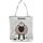 Sac en Coton avec Doublure & Fermeture Eclair - Mouton