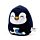 Peluche Squidglys - Adoramals Ocean Nico Le Pingouin 