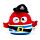 Peluche Squidglys - Jolly Rogers Pirates 