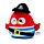 Peluche Squidglys - Jolly Rogers Pirates 