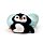 Coussin de Voyage Swapseazzz 2-in-1 - Adoramals Ocean Pingouin 