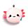 Relaxeazzz Adoramals Maddie l'Axolotl Coussin de voyage 2en1 