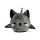 Relaxeazzz Dexter la Chauve-souris Coussin de voyage 2 en 1 