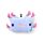 Coussin de Voyage Relaxeazzz Peluché 2-en-1 avec Masque Yeux - Minecraft Axolotl 
