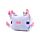 Coussin de Voyage Relaxeazzz Peluché 2-en-1 avec Masque Yeux - Minecraft Axolotl 