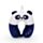 Coussin de Voyage Relaxeazzz Peluché Mémoire de Forme - Banjo le Panda 
