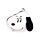 Relaxeazzz Snoopy Coussin de voyage 2en1  
