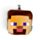 Relaxeazzz Steve Coussin de voyage 2 en 1 - Minecraft 