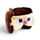 Relaxeazzz Steve Coussin de voyage 2 en 1 - Minecraft 
