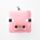 Relaxeazzz Cochon Coussin de voyage 2 en 1 - Minecraft  