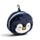 Relaxeazzz Nico le Pingouin Coussin de voyage 2 en 1