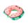 Coussin de Voyage Relaxeazzz Peluché Mémoire de Forme - Foodiemals Lana la Pastèque