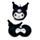 Relaxeazzz Kuromi Lapin Coussin de voyage 2 en 1 - Hello Kitty 