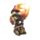 Dragon de Feu sur Rocher - Dark Legends 