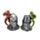 Bébé Dragon sur Casque de Chevalier - Elements 