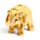 Mini Eléphant Porte-Bohneur A Collectionner Pailleté Métallique
