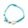 Bracelets - Perles bleues avec Coquillages & Etoile de mer
