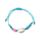 Bracelets - Perles bleues avec Coquillages & Etoile de mer