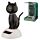 Figurine Solaire - Chat Noir Porte Chance