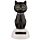 Figurine Solaire - Chat Noir Porte Chance