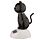 Figurine Solaire - Chat Noir Porte Chance