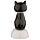 Figurine Solaire - Chat Noir Porte Chance