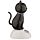 Figurine Solaire - Chat Noir Porte Chance