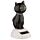 Figurine Solaire - Chat Noir Porte Chance