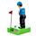 Figurine Solaire - Joueur de Golf