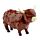 Figurine Solaire Highland Coo Cow - Vache Animal de la Ferme