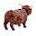 Figurine Solaire Highland Coo Cow - Vache Animal de la Ferme