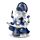 Figurine Ganesh Blanc & Bleu - Connaissance