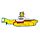 Puzzle en bois 130 pièces - The Beatles Yellow Submarine 